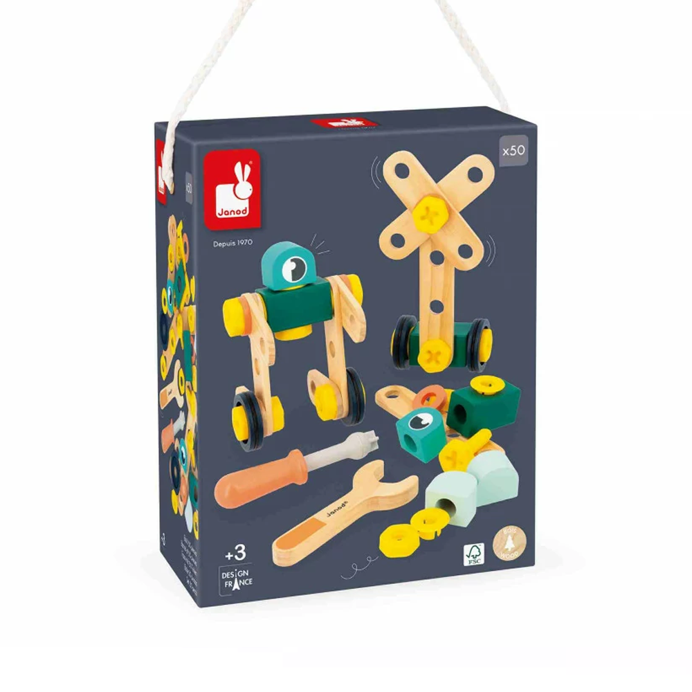 Bricokids - Barrel Of 50 pcs JURATOYS 06453